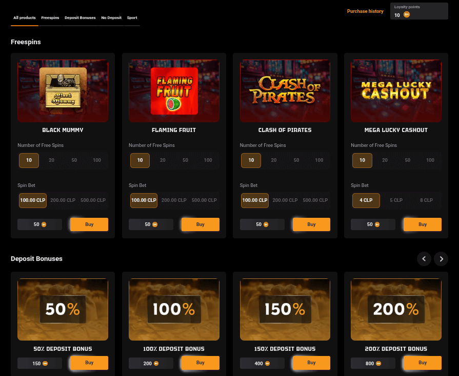BetHub Casino Shop
